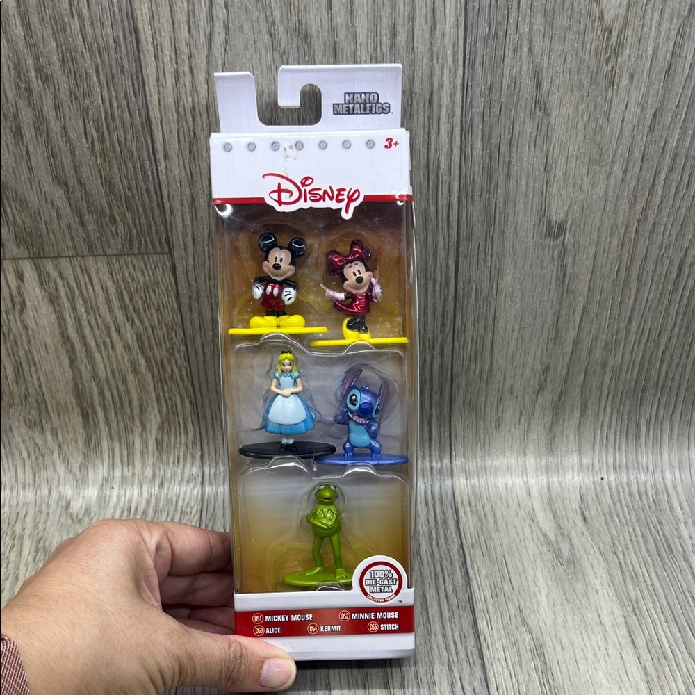 New Disney Nano Metalfigs  Figure Set - Red, Blue, Green